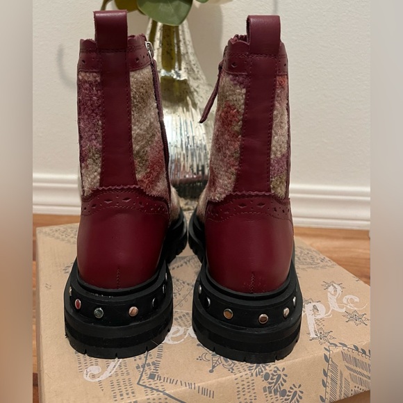 New In Box- Free People- Chelsea Tate Boot- Mulberry Mix- Size 8.5 - Picture 11 of 15